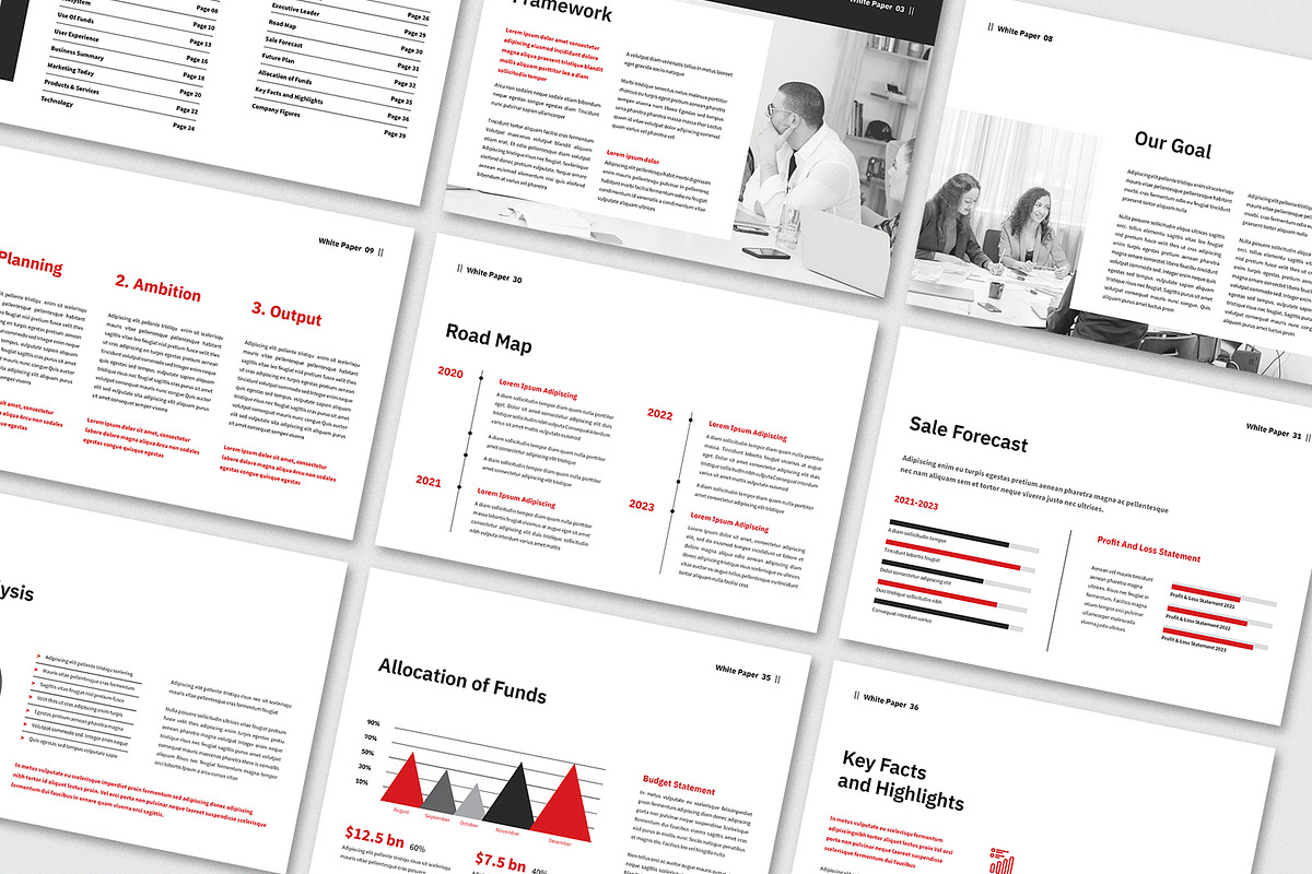 White Paper Template, a Brochure Template by ArtisticLand (Photo 5 of 11)