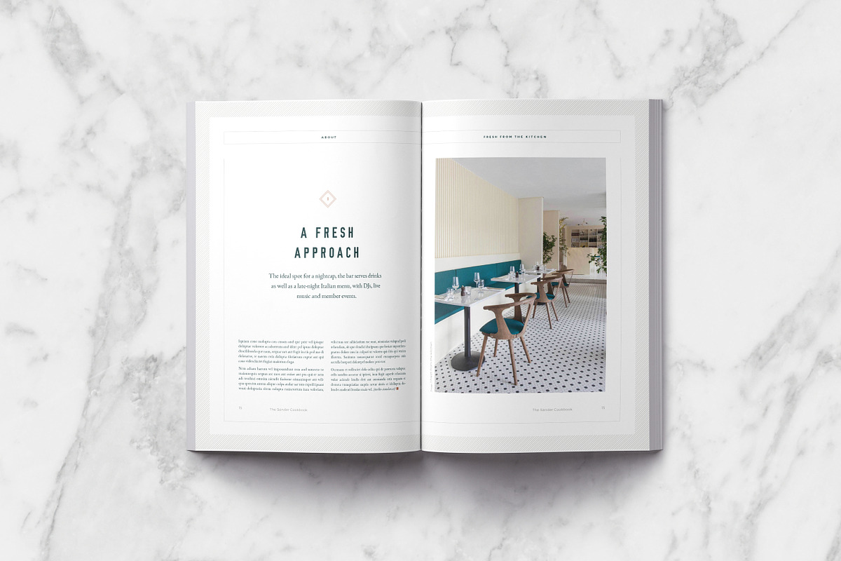 Sønder Cookbook/Recipe Book, a Brochure Template by Studio Standard (Photo 6 of 10)