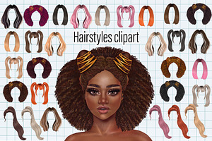 Hairstyles clipart 30 PNG