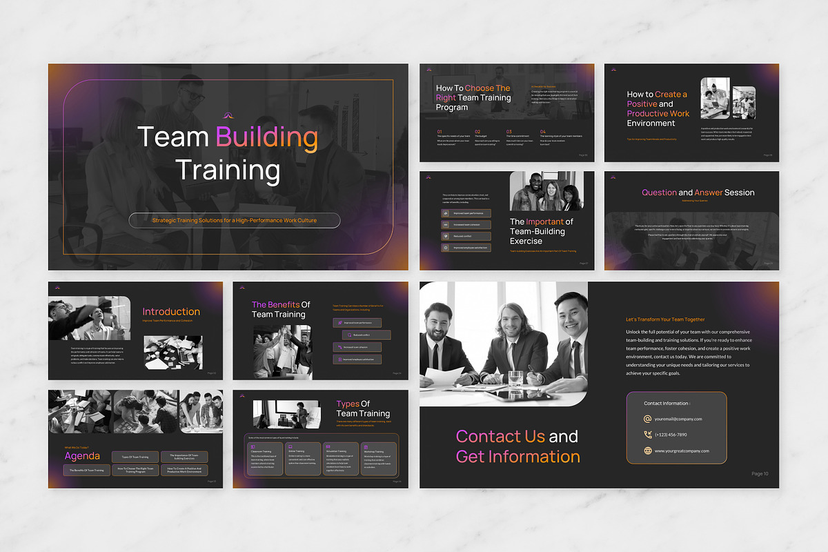 Team Training Keynote Template preview 3