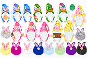 Easter Bunny Gnomes, Gnomes clipart, an Illustration by vivastarkids (Thumbnail 2 of 7)