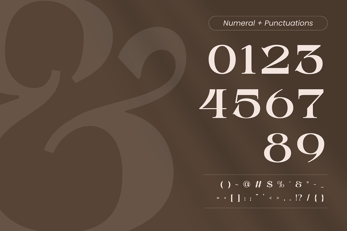 Aseno Modern - Ligatures Serif Font, a Serif Font by Nirmana Visual (Photo 12 of 17)