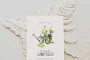 Farmhouse Harvest Watercolor Set, a Seasonal Illustration by Sunshine Art (Thumbnail 7 of 10)