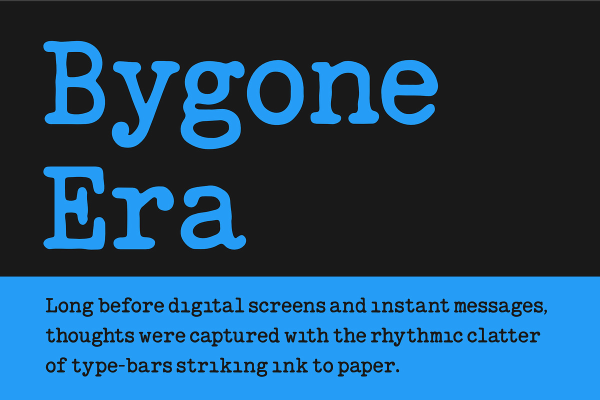 Rattle Ink — Vintage Typewriter Font, a Font by LetterStock (Photo 3 of 6)