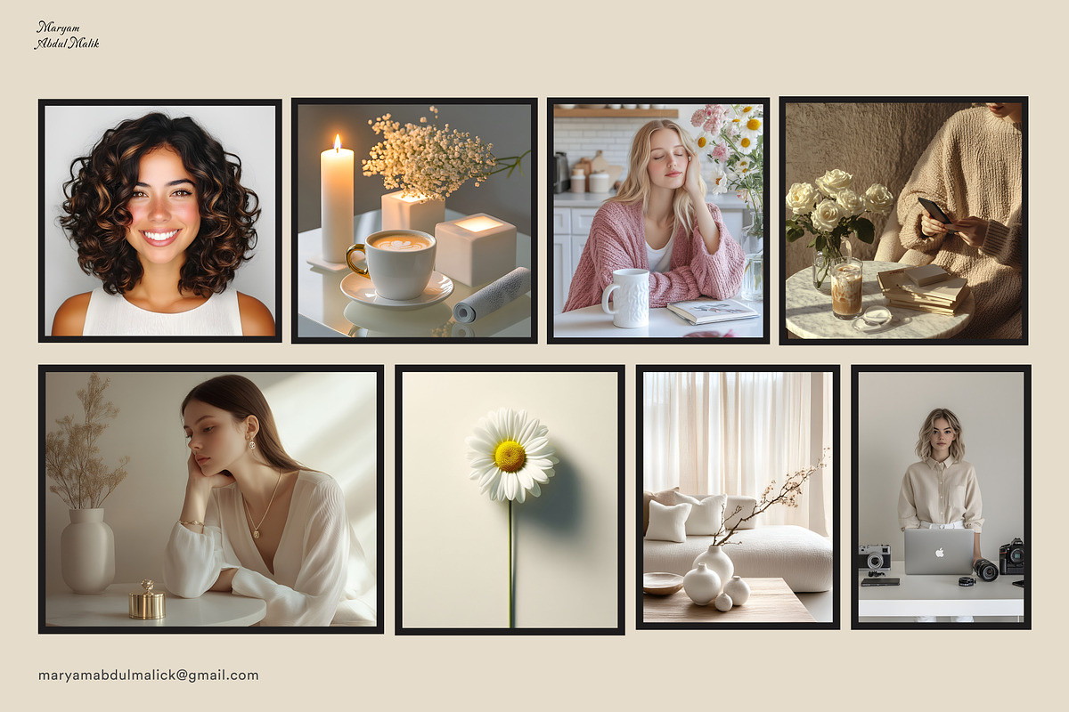MidJourney Aesthetic Prompt Pack, a Photo by maryamdesignarts (Photo 4 of 9)