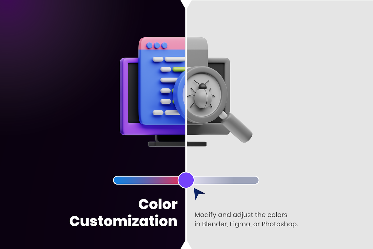 3D Coding Icons, a 3D by Flat Icons (Photo 4 of 8)