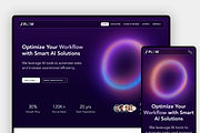 SAAS, Startup & Technology Website, a Wix Template by Kitteeh (Thumbnail 1 of 20)