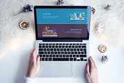 Winter Backgrounds and Landscapes, a Decorative Illustration by Alex Krugli (Thumbnail 3 of 11)