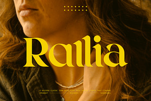 Rallia Modern Classic Serif