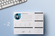 Two-Page Media Kit Template, a Resume Template by Blogger Kit Co. (Thumbnail 6 of 7)