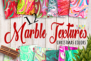 Christmas Marble Textures, a Texture Graphic by Sinziana Romanescu (Thumbnail 1 of 2)