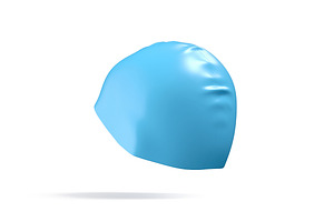 Blue Swim Cap 3D Model