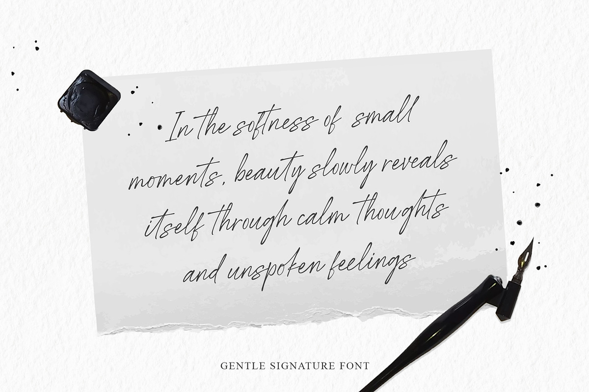 Gentle Signature, a Handwritten Font by Beautypes (Photo 4 of 7)