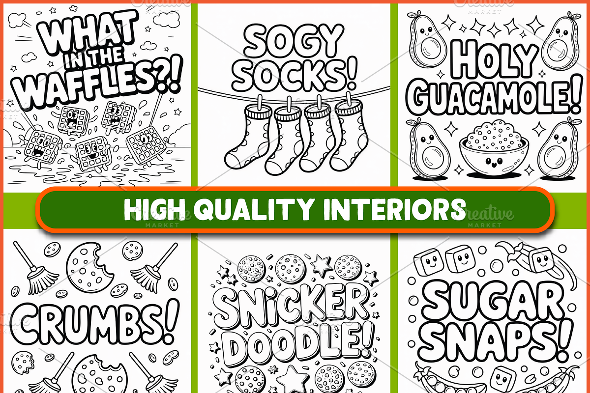 Kids Safe Swear Words Coloring Book, an Education Illustration by Ink ...