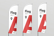Feather Flag Mockup, an Advertising Mockup by zippypixelstudio (Thumbnail 2 of 8)