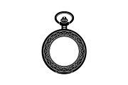 Vintage Pocket Watch SVG Bundle, an Illustration by yasushie (Thumbnail 16 of 31)