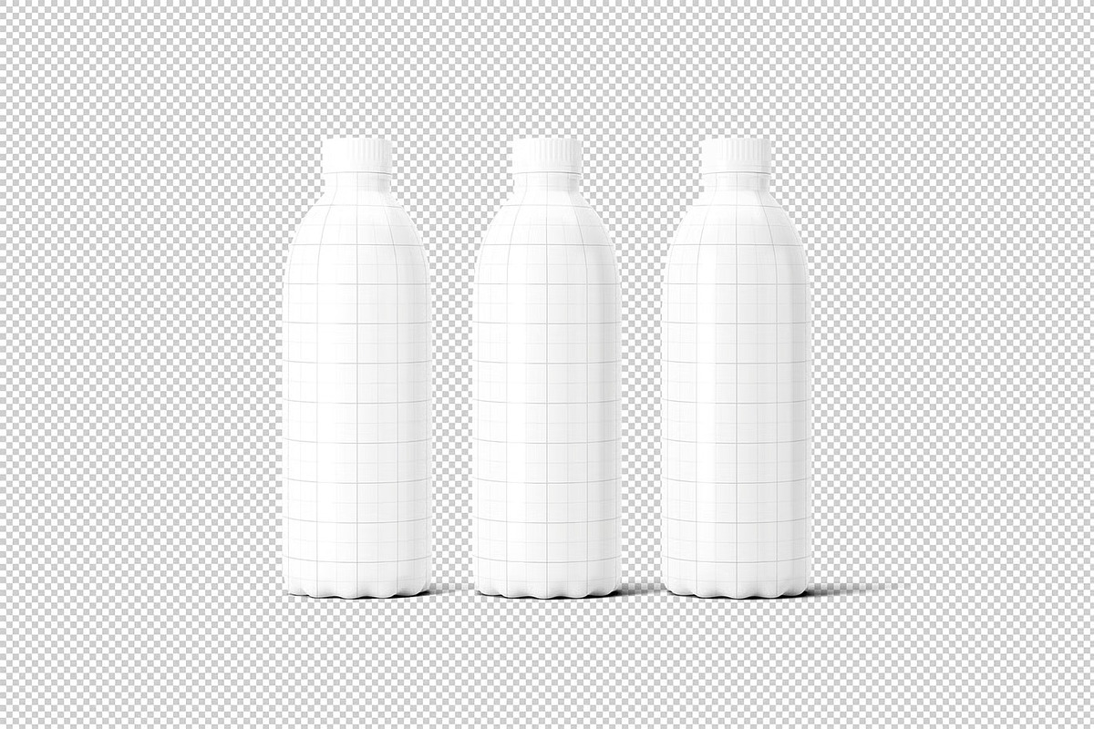 Milk Bottle Mockup, a Product Mockup by zpackcreative (Photo 3 of 4)