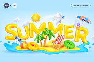 Summer Vacation | Palms and Sea