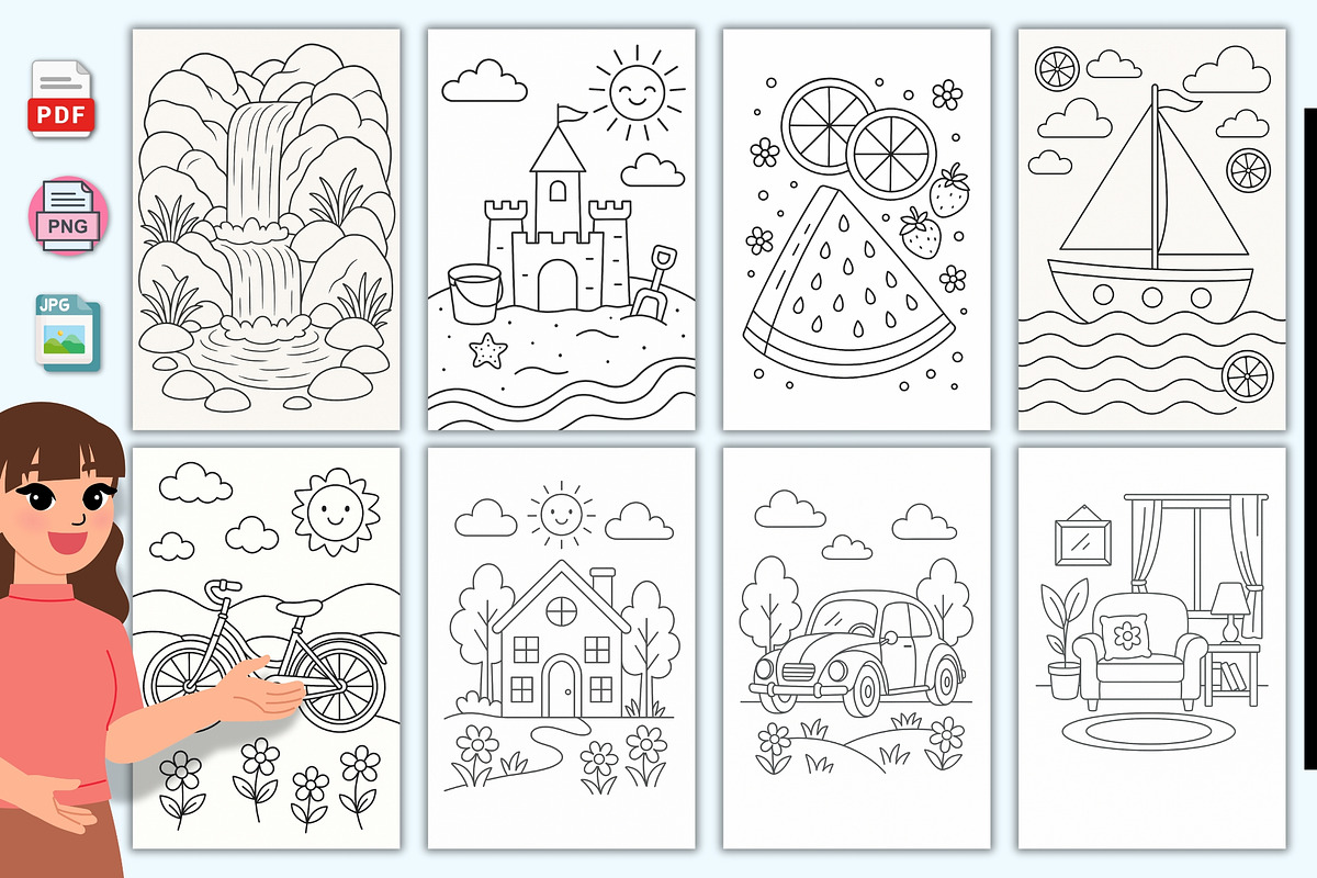 Mindful Coloring Book for Kids preview 2