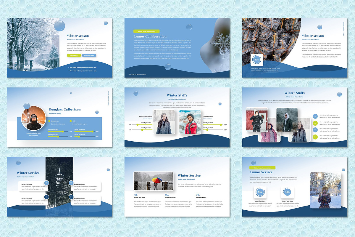 Lumos - Snow Winter Googleslide, a Presentation Template by Dhabee (Photo 3 of 6)