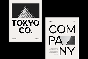 Black - Modern Corporate Sans Serif