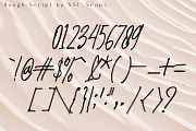 Bravest rough script font, a Script Font by SSI.Scraps (Thumbnail 10 of 11)