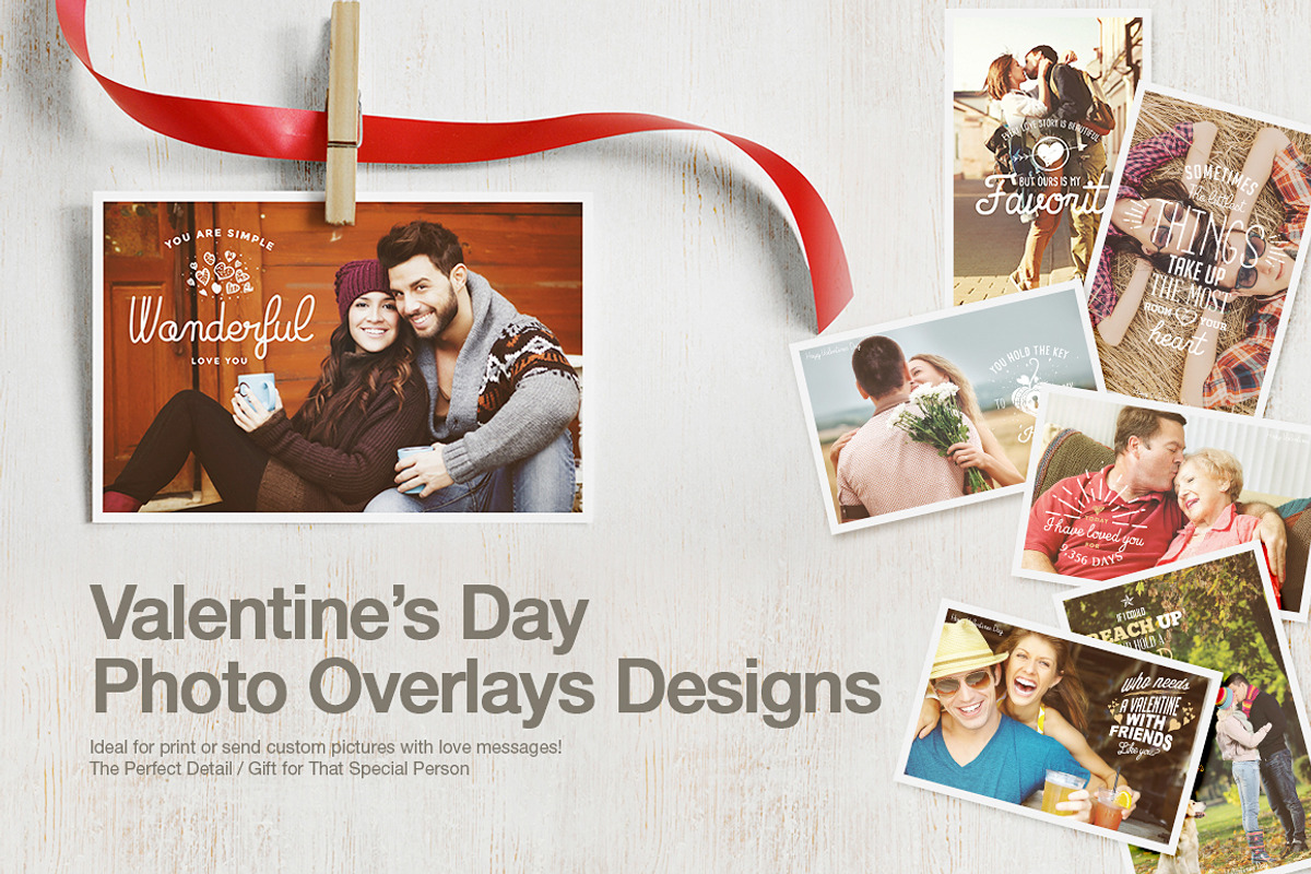 Valentine’s Day Photo Overlays, a Card Template by eamejia (Photo 1 of 4)
