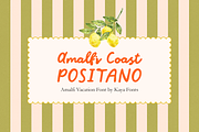 Amalfi - Coastal Summer Retro Script, a Script Font by Kaya Fonts (Thumbnail 22 of 39)