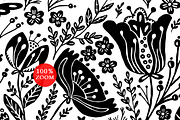 Folk Art Garden, a Pattern Graphic by Arie Clares (Thumbnail 2 of 7)