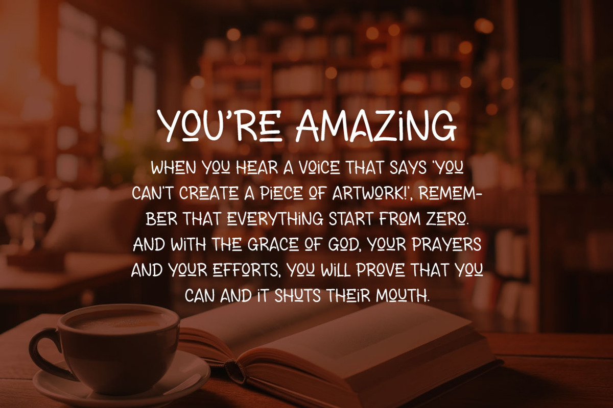 Coffee Book - Simple Decorative Font, a Sans Serif Font by Mightyfire (Photo 2 of 4)