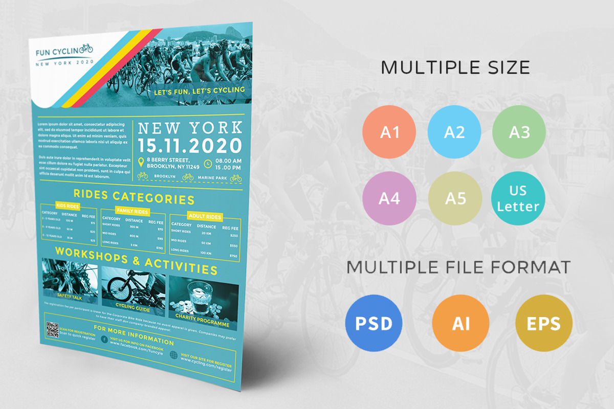 Cycling & Bike Racing Flyer Template, a Flyer Template by Affantjie Photowork (Photo 4 of 5)