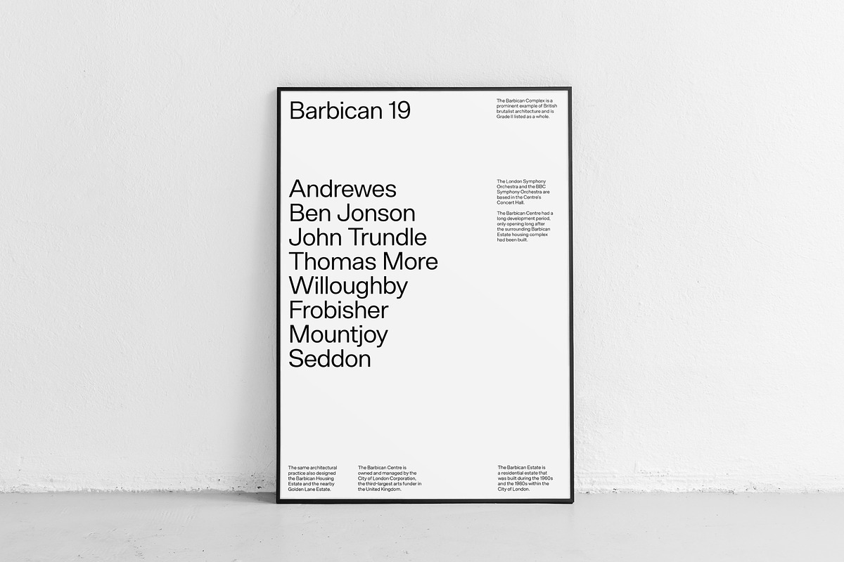 Arbeit - Full Family, a Sans Serif Font by Studio Few (Photo 6 of 7)