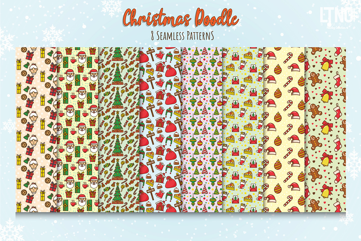 Christmas Doodle Collection Part 1, an Object Graphic by LTNG STUDIO (Photo 3 of 6)