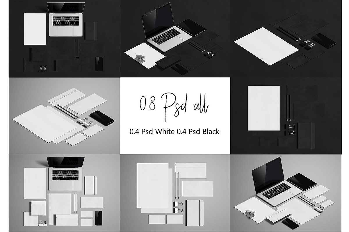Stationery / Branding Mock-Up, a Product Mockup by Momogi (Photo 9 of 13)