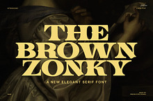The Brown Zonky Elegant Serif Font