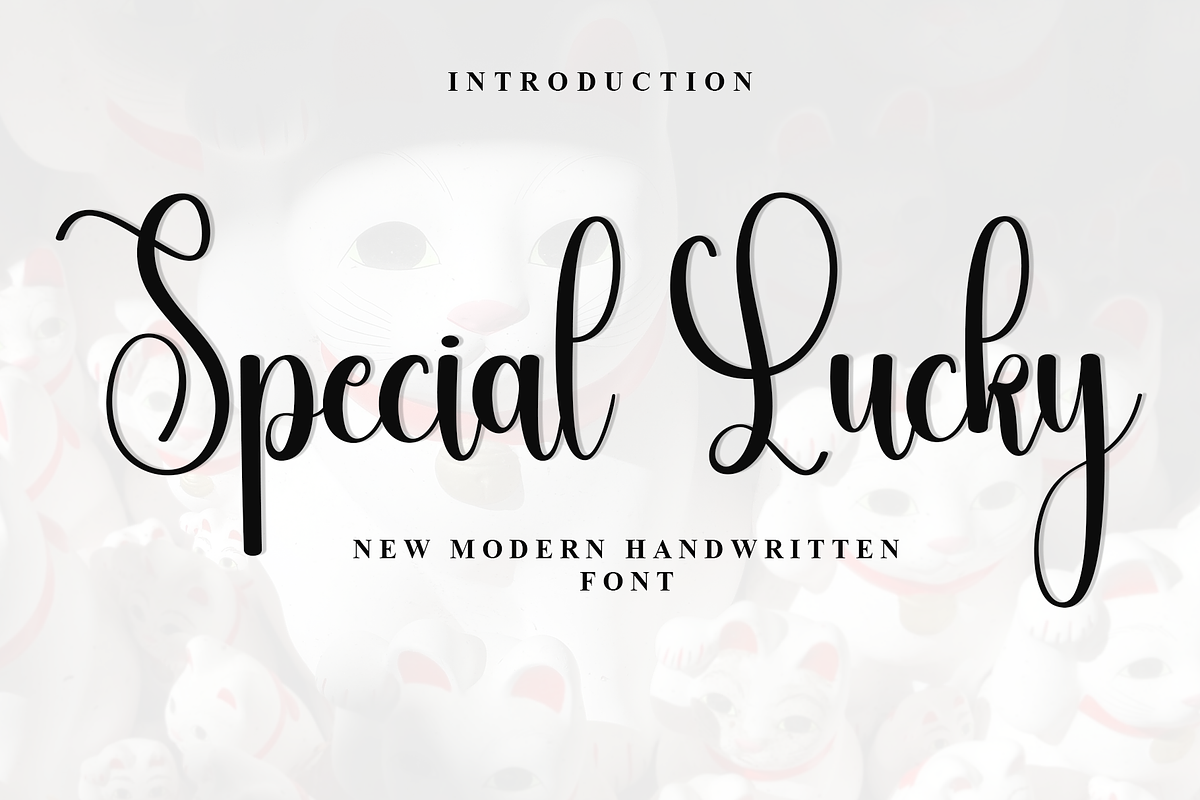 Special Lucky, a Handwritten Font by InermediaSTUDIO (Photo 1 of 8)