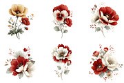 Whimsical Spring Flower Clipart, an Illustration by Designking (Thumbnail 4 of 5)