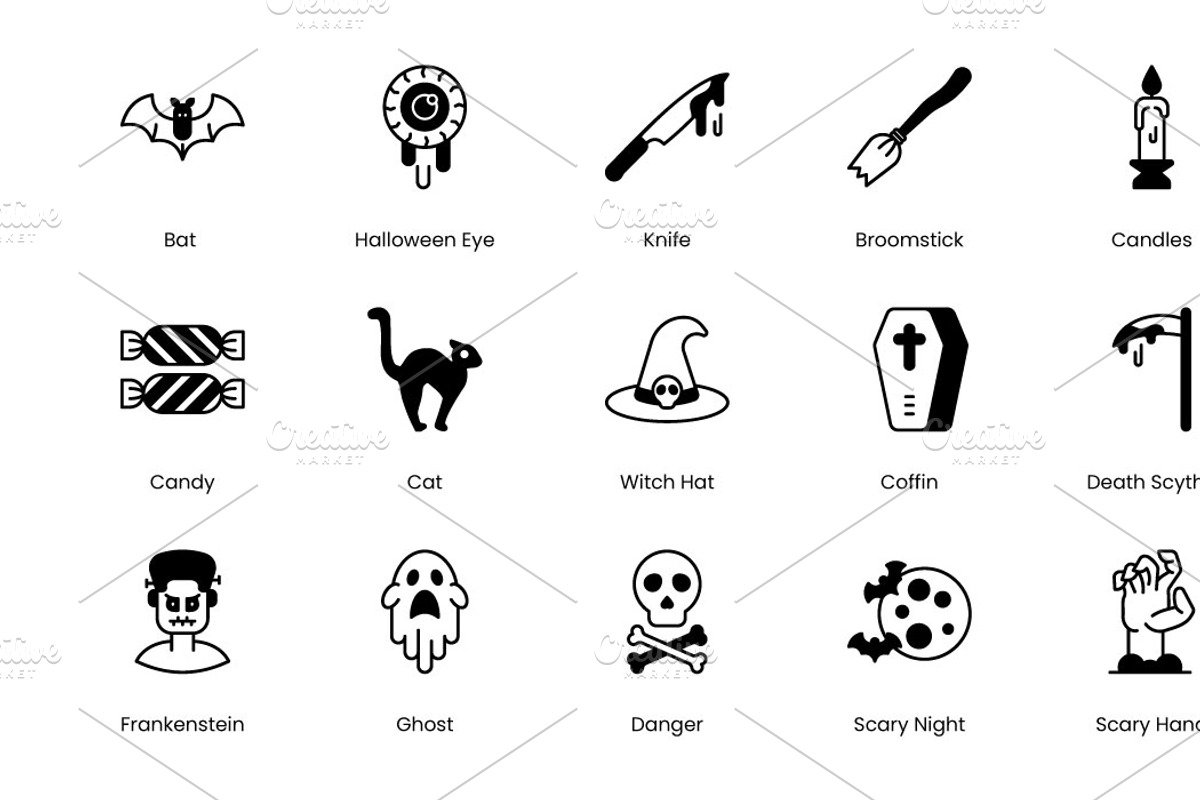 Halloween icons, an Icon by Vector Squad (Photo 2 of 5)
