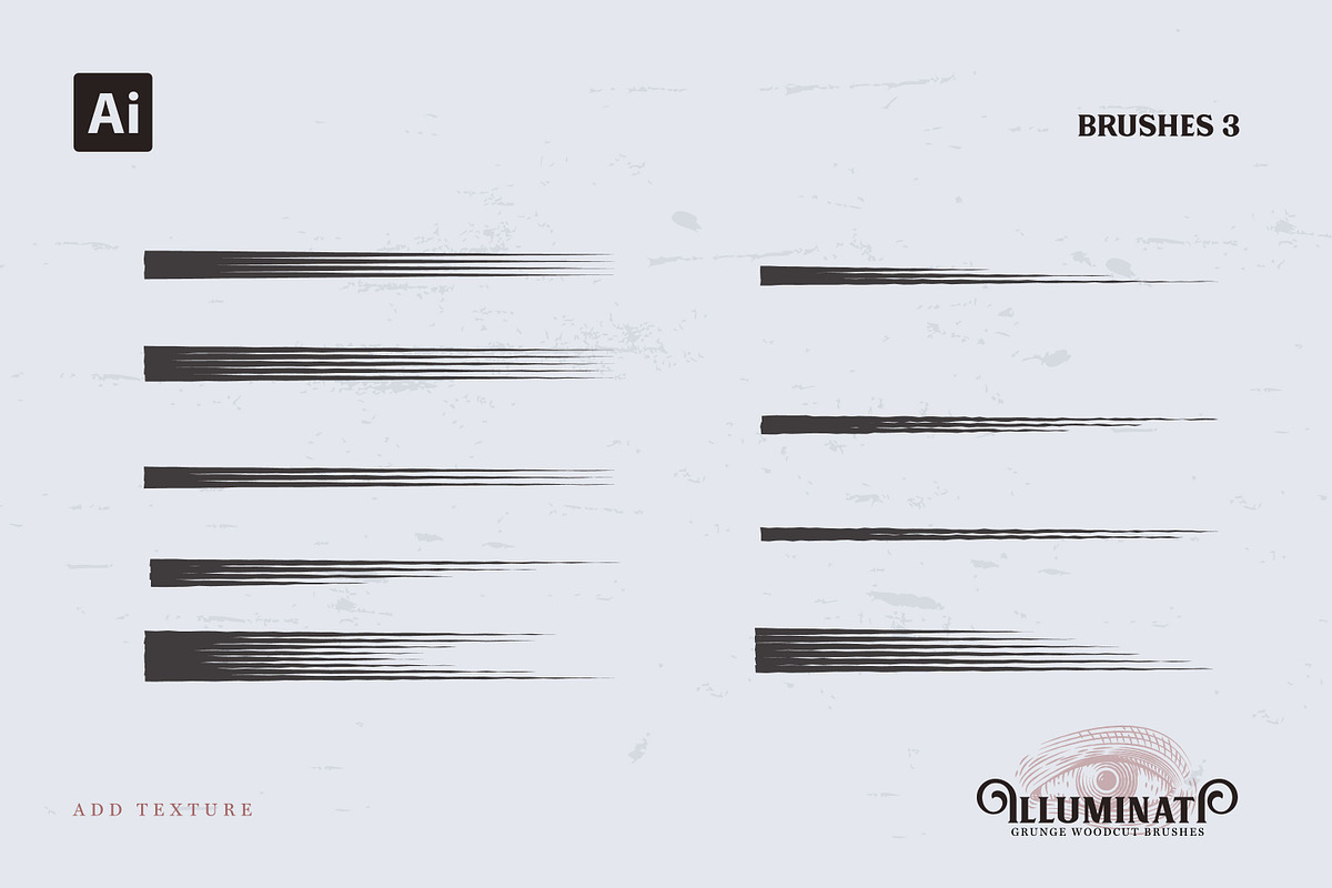 Illuminati Vintage Woodcut Brushes, a Brush Add-On by AndrewPixel (Photo 5 of 7)