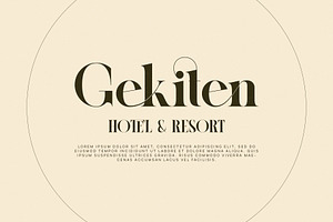 Cellgin Elegant Ligature Serif Font