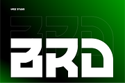 BARION- Modern Futuristic Display, a Sans Serif Font by Vroz Studio (Thumbnail 7 of 8)