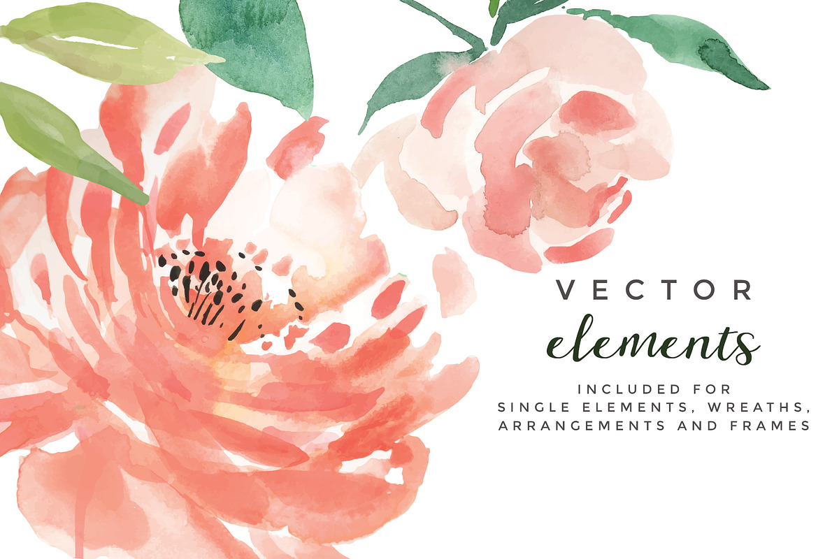 Peaches & Cream Graphic Set, an Illustration by Twigs and Twine (Photo 9 of 10)