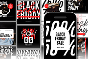 Black Friday Instagram Canva Pack, a Social Media Template by Angkalimabelas (Thumbnail 1 of 5)