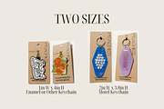 Keychain Hangtag Canva Template, a Stationery Template by Peaches Design (Thumbnail 3 of 3)