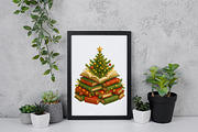Bookish Christmas Png Christmas Tree, an Illustration by Daily.Designs (Thumbnail 4 of 5)