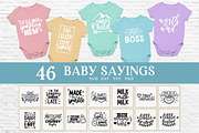 Baby sayings svg bundle, an Object Graphic by Peachycottoncandy (Thumbnail 1 of 9)