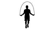 An energetic Jump Rope Silhouette, an Illustration by Amazin_art (Thumbnail 2 of 31)