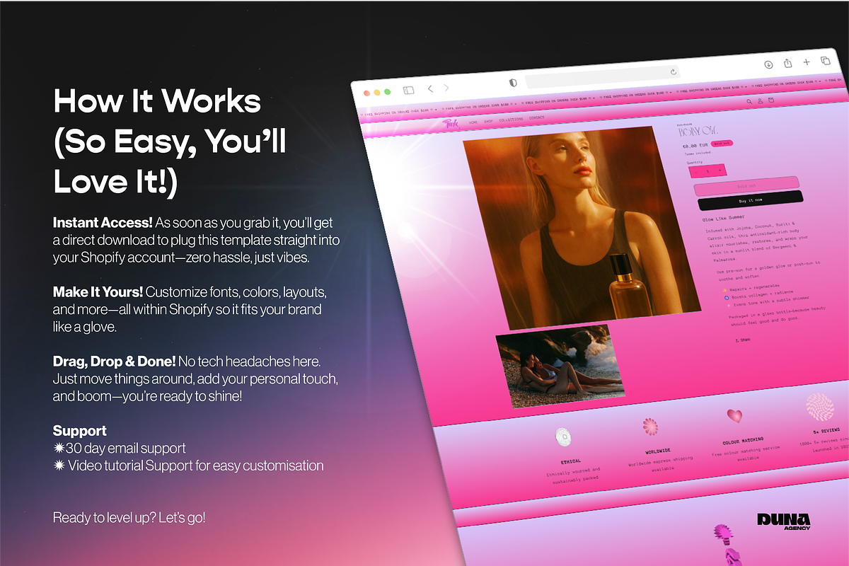 Shopify Theme Pink - Premium preview 4