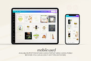 Food Instagram Set CANVA, a Social Media Template by goodesign (Thumbnail 5 of 8)