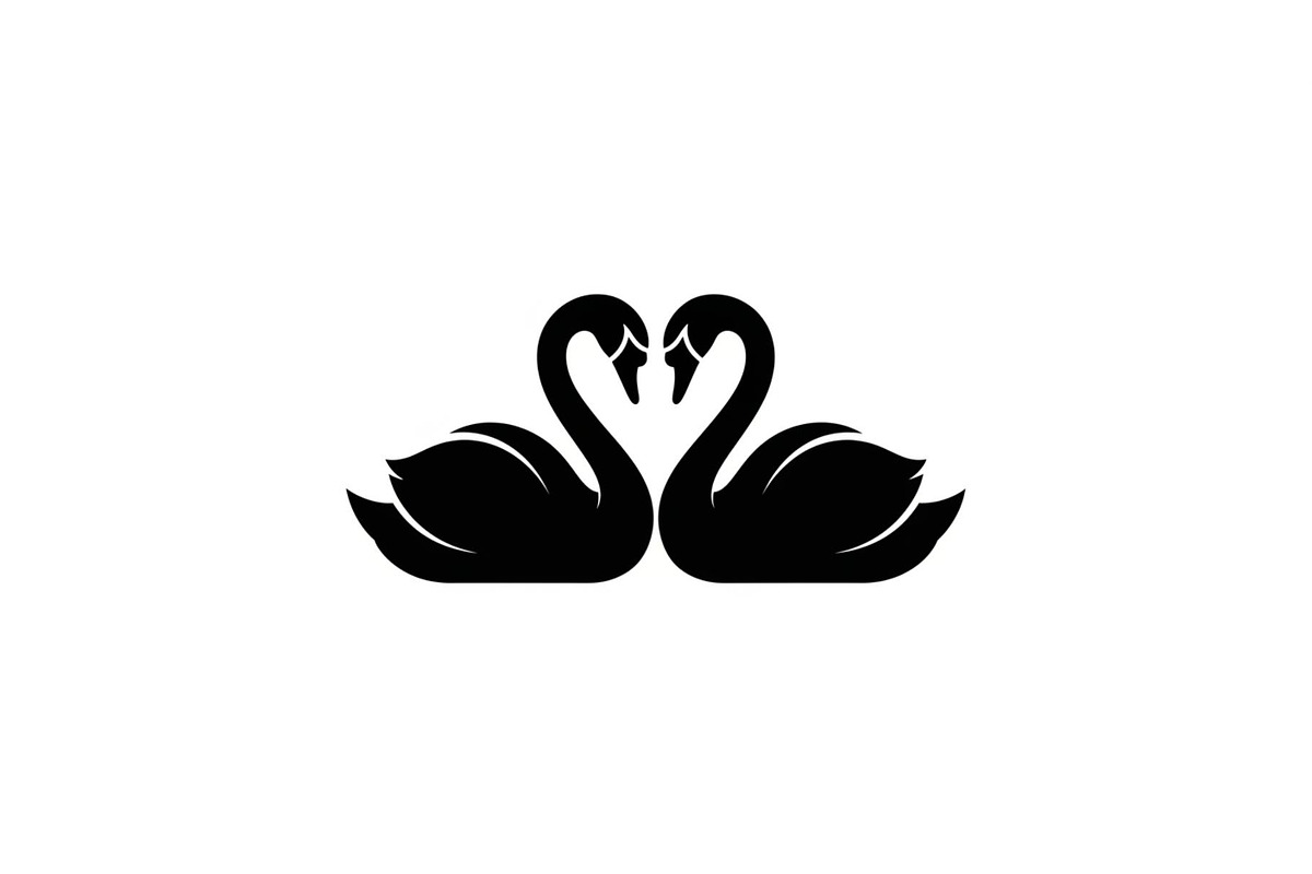 Swan Love Silhouette SVG Bundle, an Illustration by Designs_River (Photo 30 of 31)